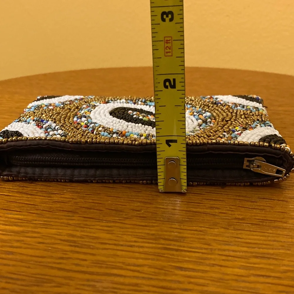 Beaded Coin Purse/Wallet Beautiful Circular Patterns
Great For Gifting - Picture 4 of 5
